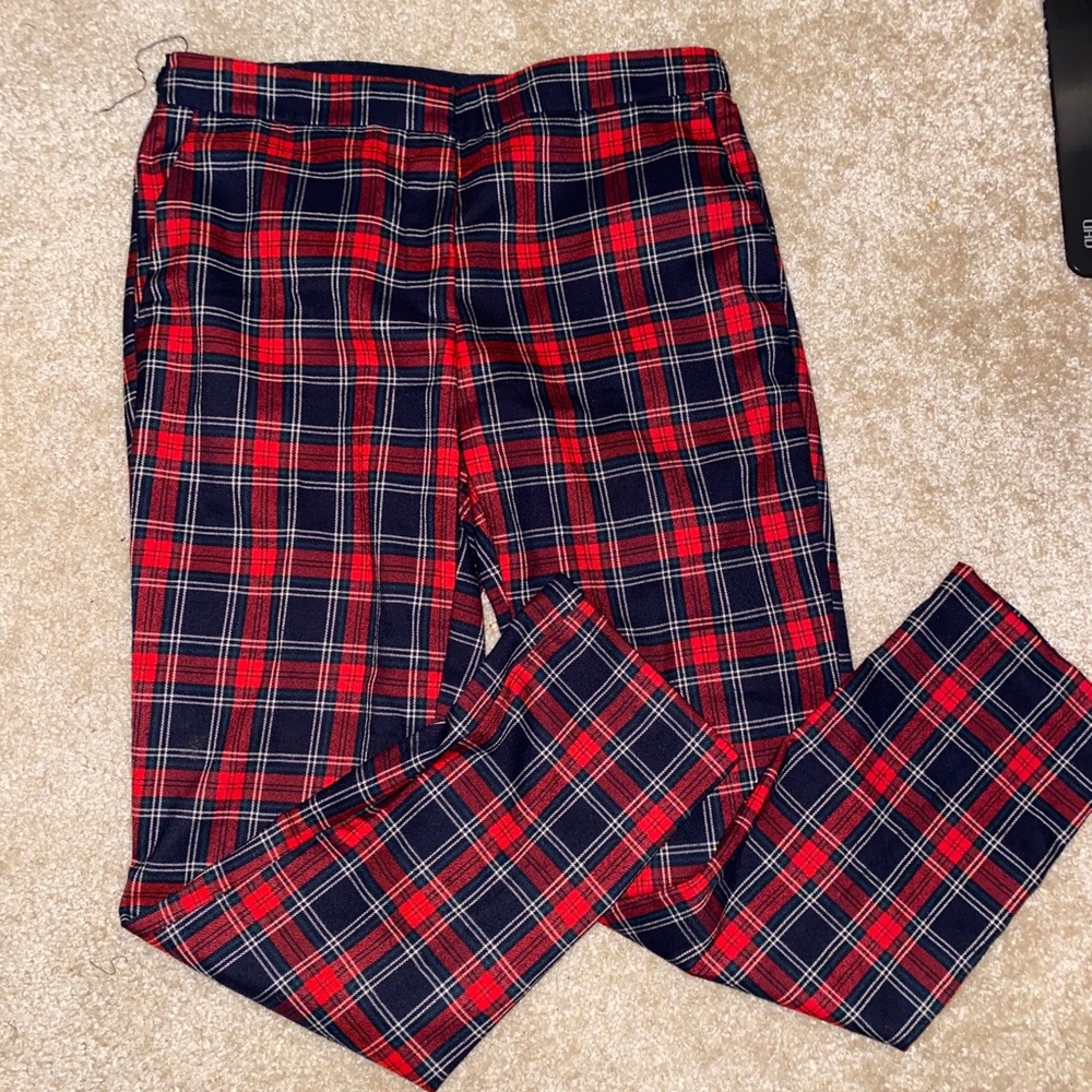Plaid trousers